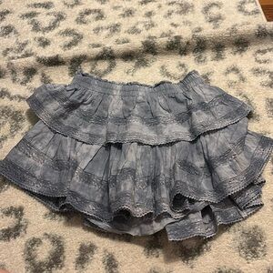 LoveShackFancy Ruffle Mini Skirt